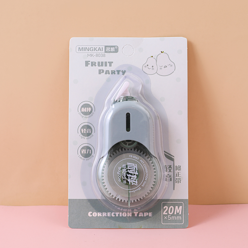 MK-8038 high-quality anti-drop correction tape, 20-meter ultra-thin film PET transparent film, easy to use, continuous use, special for students, factory direct sales Item Picture