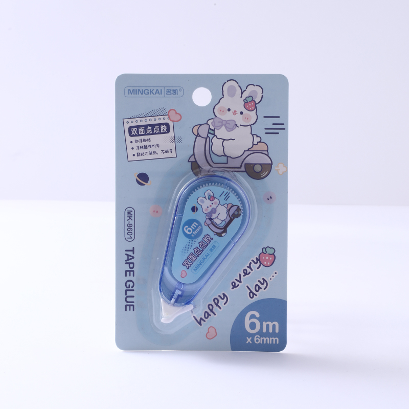 MK-8601 high-quality double-sided dot adhesive 6-meter ultra-thin PET transparent film, easy to use and constantly for students, factory direct sales Item Picture