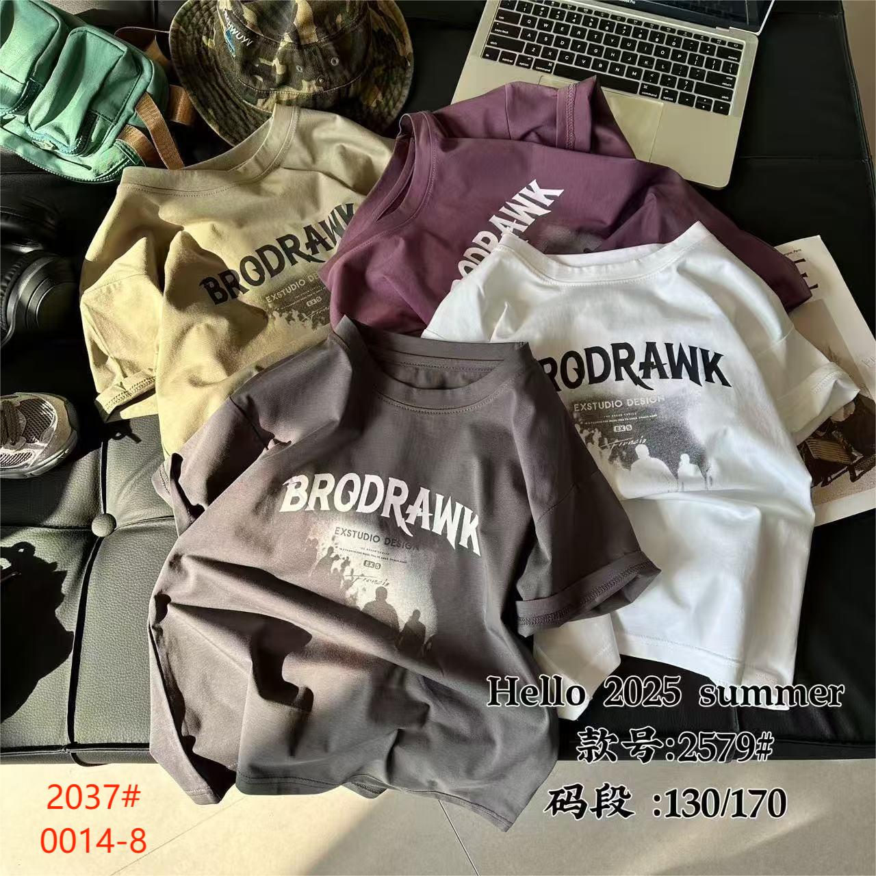服装男童2025潮牌/小童装男女长袖百搭/衣服儿童短袖韩版/上衣女宽松韩版/儿童武打衣细节图
