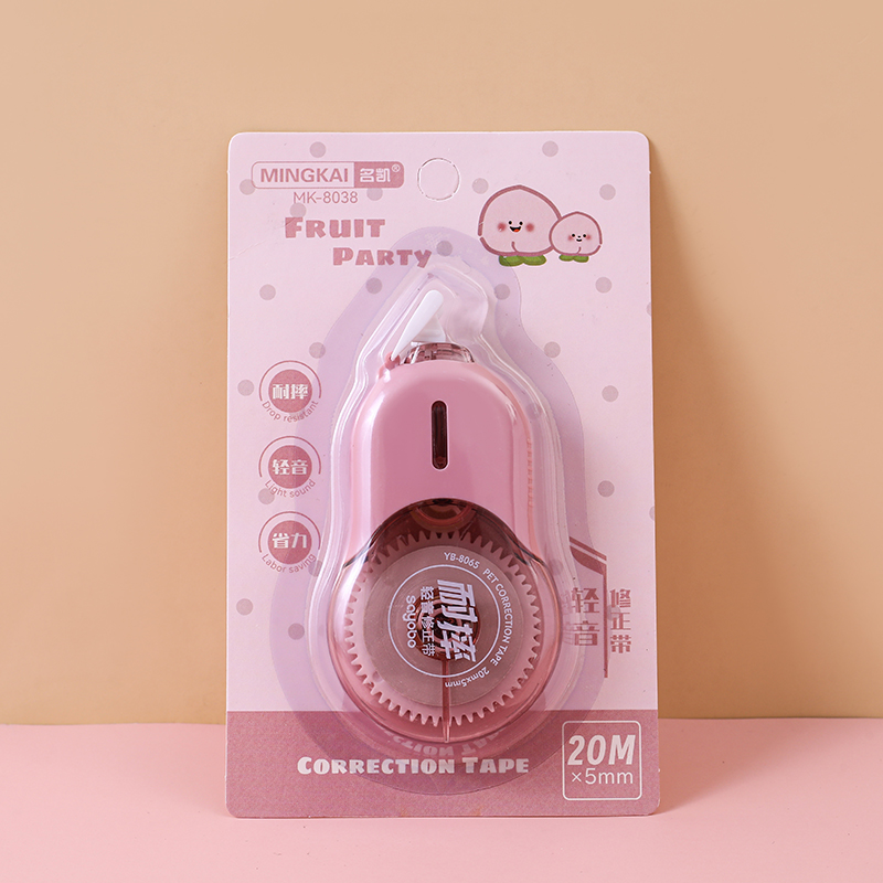 MK-8038 high-quality anti-drop correction tape, 20-meter ultra-thin film PET transparent film, easy to use, continuous use, special for students, factory direct sales Application Scenario