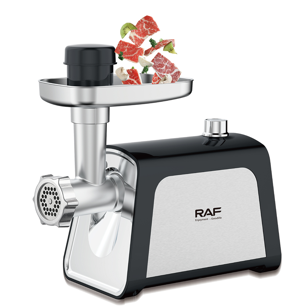 RAF European-style meat grinder is a highly efficient, convenient, fully automatic, multi-functional meat mincing and filling machine for household use, as well as a food processor Item Picture