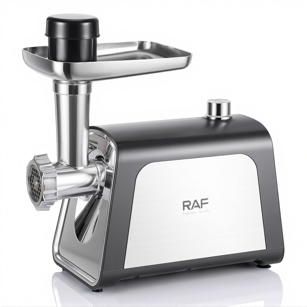 RAF European-style meat grinder is a highly efficient, convenient, fully automatic, multi-functional meat mincing and filling machine for household use, as well as a food processor details Picture