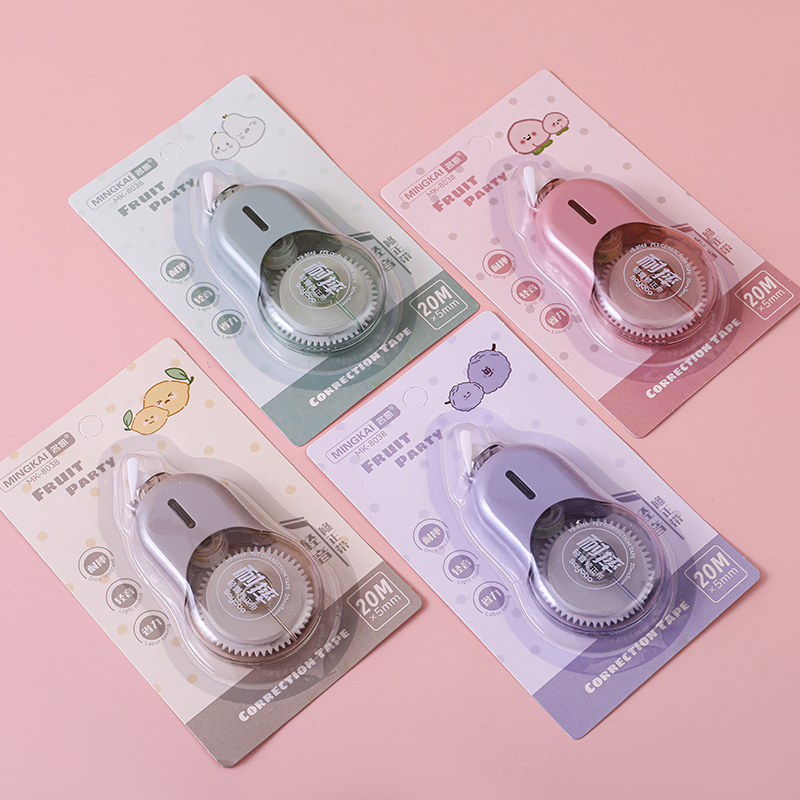 MK-8038 high-quality anti-drop correction tape, 20-meter ultra-thin film PET transparent film, easy to use, continuous use, special for students, factory direct sales full figure