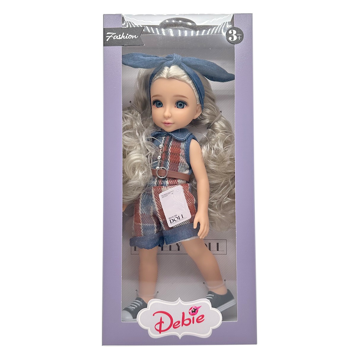 新品德贝洋娃娃高端公主娃娃玩具四肢可动精品搪胶盒装14寸时尚德贝公主套装扮家家酒玩具精品礼盒套装-M