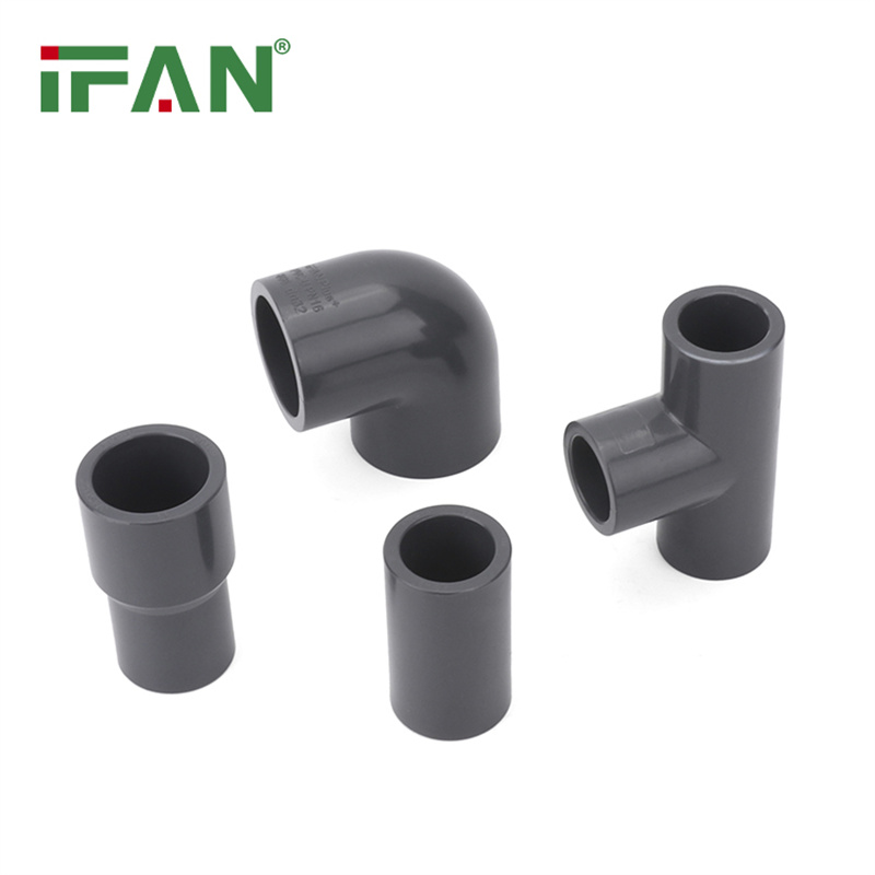 IFAN Plumbing Pvc Pipe Adapter Tee Sch80 Upvc Pipe Fittings