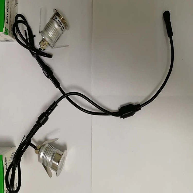 Waterproof connection line 512, underwater lamp, buried lamp, male and female connector, parallel diversion line, three-core and five-core extension line details Picture