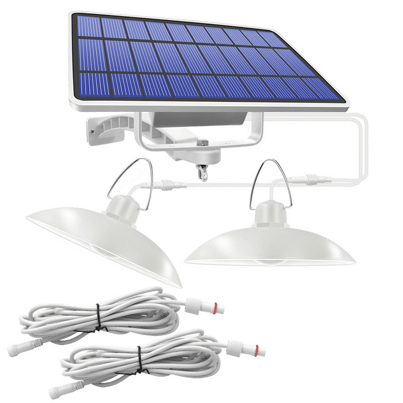 Solar chandeliers, courtyard one-to-two lamps, retro hanging lamps, decorative household lamps, wall lamps, outdoor corridor lamps, wholesale for foreign trade Item Picture