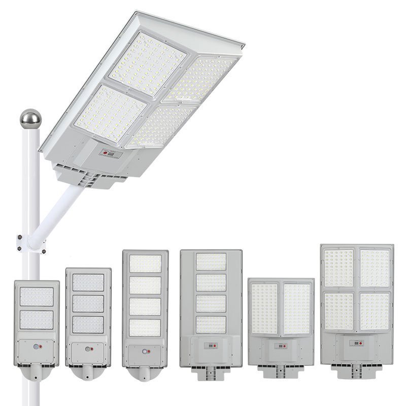 Cross-border solar outdoor lighting, ultra-bright human-sensing garden lamps, household high-power integrated led street lamps Item Picture