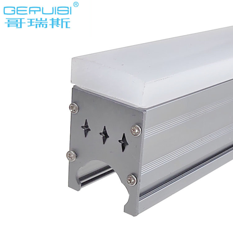 Factory direct sales of full-color DMX512 outdoor IP65 waterproof guardrail tube strip profile lamps Application Scenario