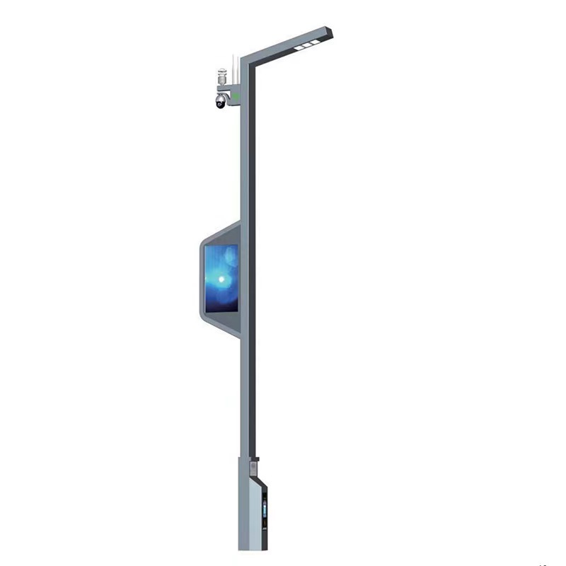 Monitoring street lamp combined pole street lamp, multi-functional street lamp monitoring integrated pole project, LED street lamp comprehensive pole Application Scenario