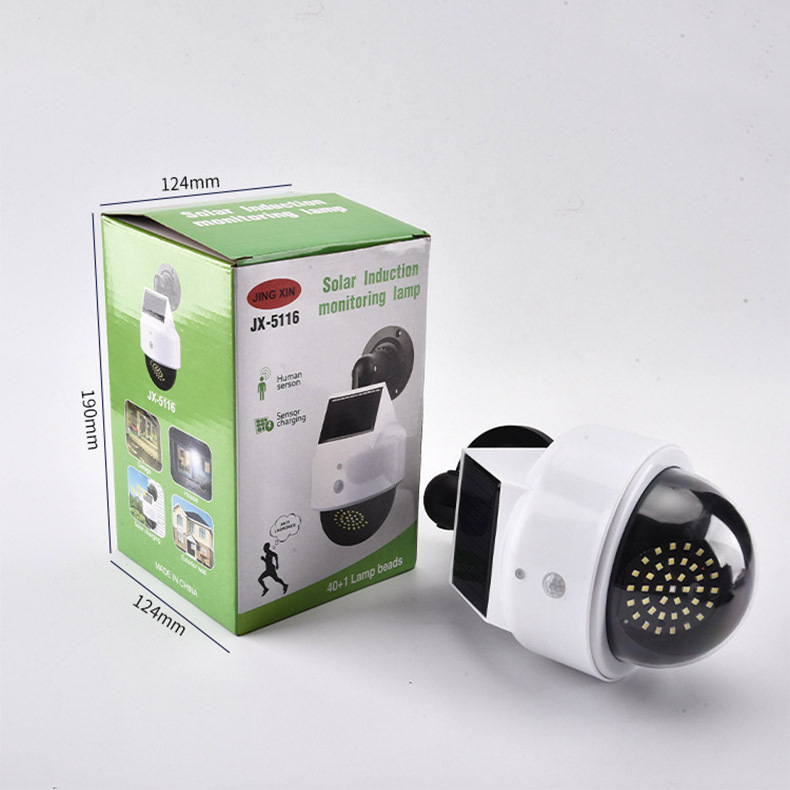 Solar outdoor garden lamps, simulation surveillance camera lamps, human body sensor wall lamps, household anti-theft lighting street lamps Application Scenario