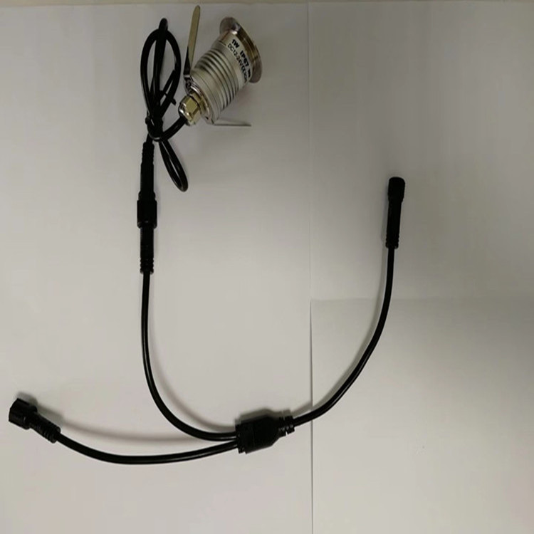 Waterproof connection line 512, underwater lamp, buried lamp, male and female connector, parallel diversion line, three-core and five-core extension line Specification drawing
