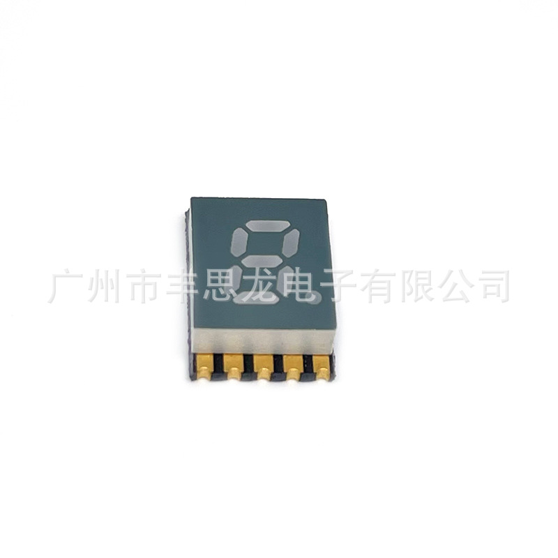 Ultra-thin 0.2-inch one-digit digital tube 2016 common negative and common positive red blue white green SMD surface mount digital tube Item Picture