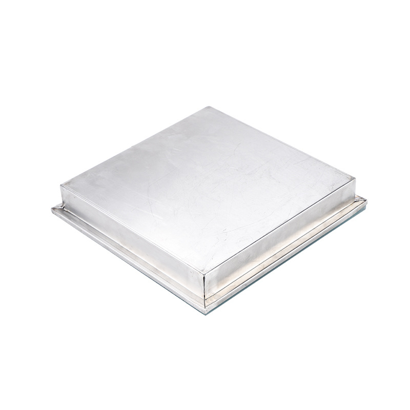 LED square floor tile light, gravity human body sensing, foot stepping sound, seven-color light, outdoor waterproof stainless steel floor light Item Picture