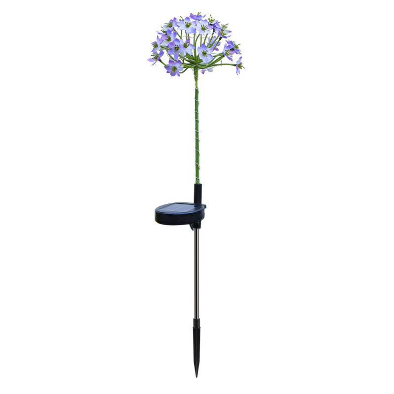 The new solar-powered garden lamp is suitable for outdoor waterproofing, garden balcony decoration and landscaping, as well as outdoor lawn insertion and ball flower embroidery Item Picture