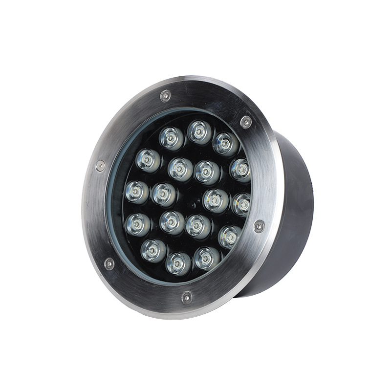 LED ground lights, outdoor waterproof embedded courtyard corridor corner ground lights, park lawn embedded tree shooting lights details Picture