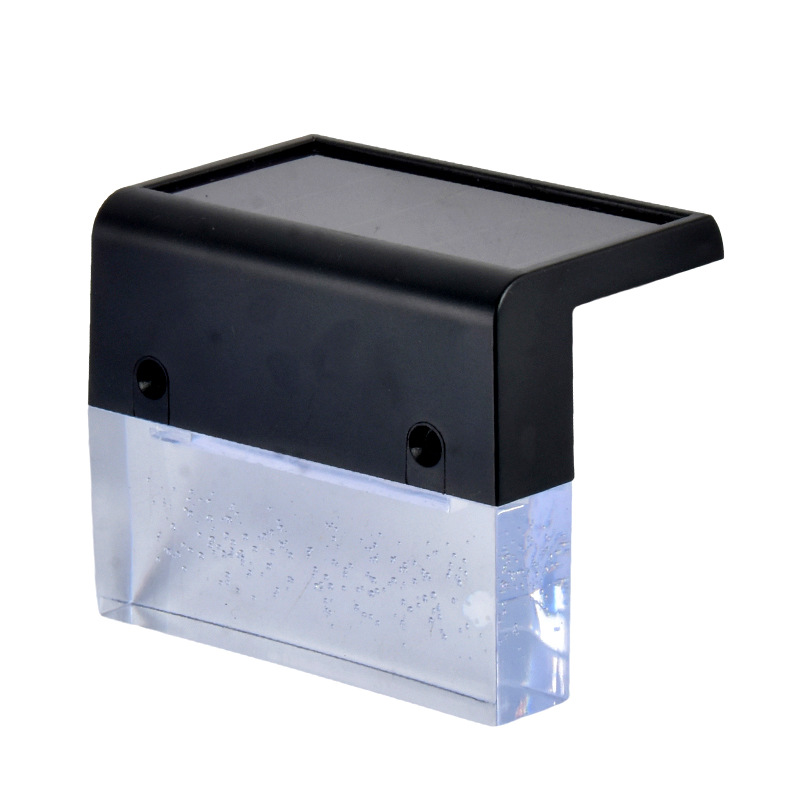Solar step lights, built-in outdoor warm light wall-washing lights, garden lights, staircase and wall lights, landscape lights, ambient lights Item Picture