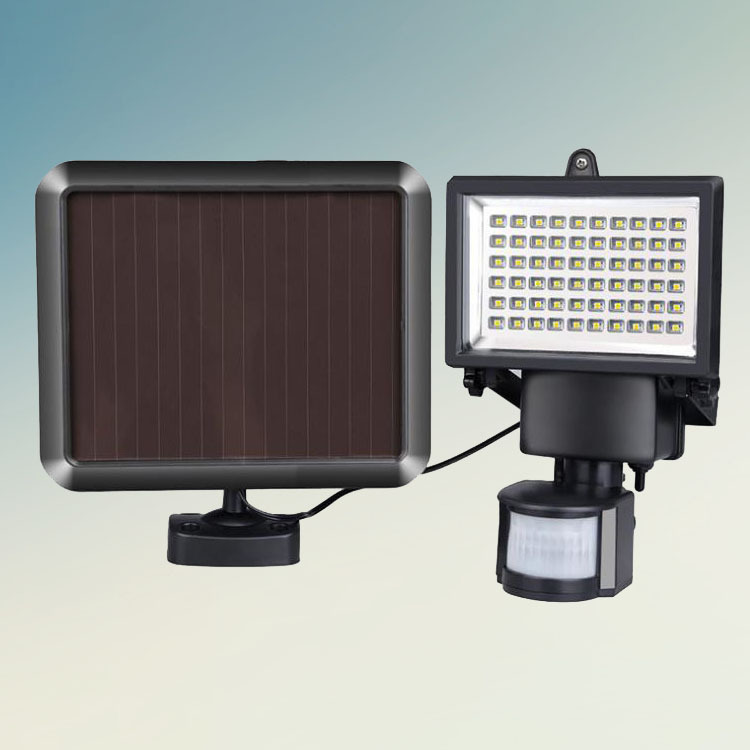 Outdoor street lamps, solar human body sensor lamps, 60, 100, 120LED floodlights, engineering lights full figure