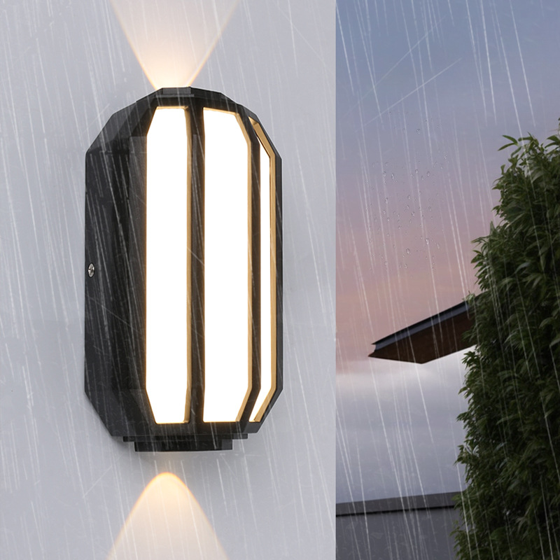 Outdoor wall LED lights, balcony lights, villa courtyard waterproof lights, outdoor wall lights, door and gate lights details Picture