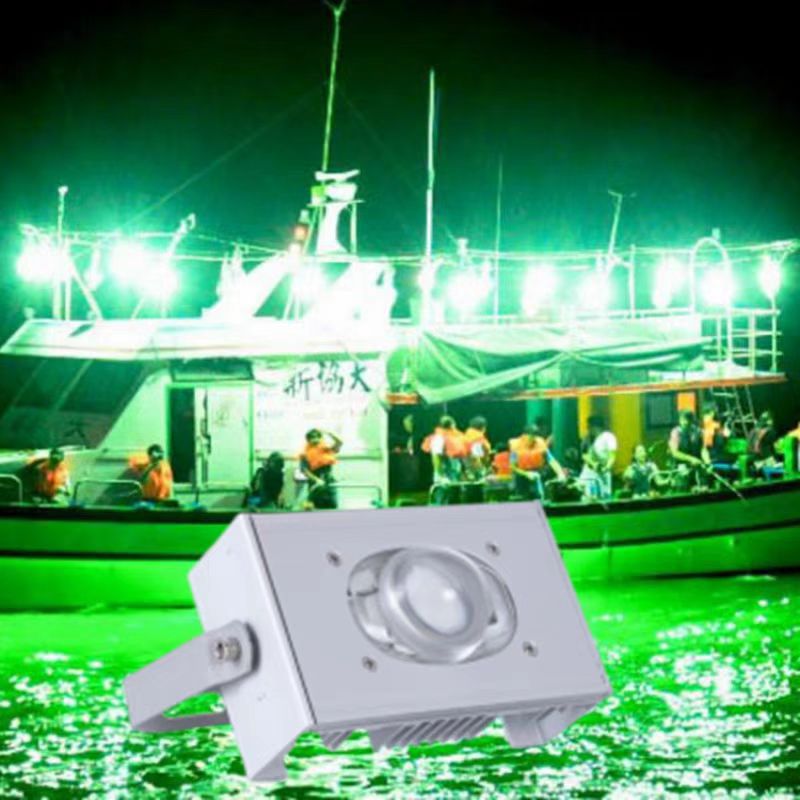 led anti-interference low-voltage fishing boat floodlight, outdoor waterproof Marine searchlight focusing floodlight, DC 12/24v details Picture