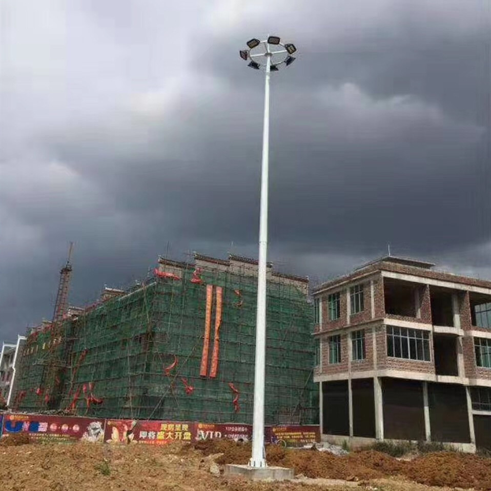 LED high mast lights, square lights, 8-meter, 10-meter, 20-meter stadium lights, stadium lighting lamps, outdoor retractable high mast lights Application Scenario
