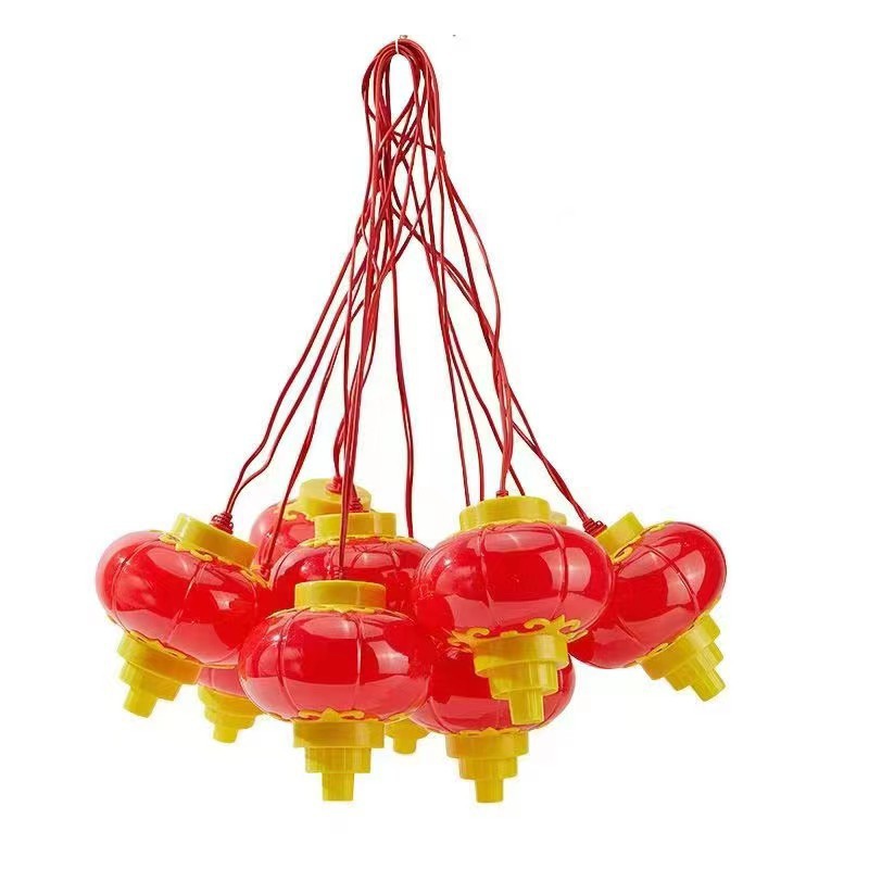Wholesale of red lanterns for the Spring Festival, festival lights, led light strings, New Year tassels, decorative lights, and festive lanterns for the Lantern Festival Item Picture
