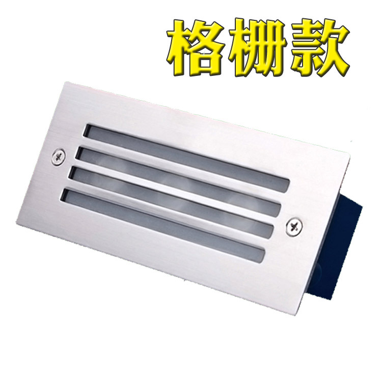 led ground lights, 3W wall corner lights, corner lights, square ground lights, recessed ground lights, outdoor step led spotlights Specification drawing