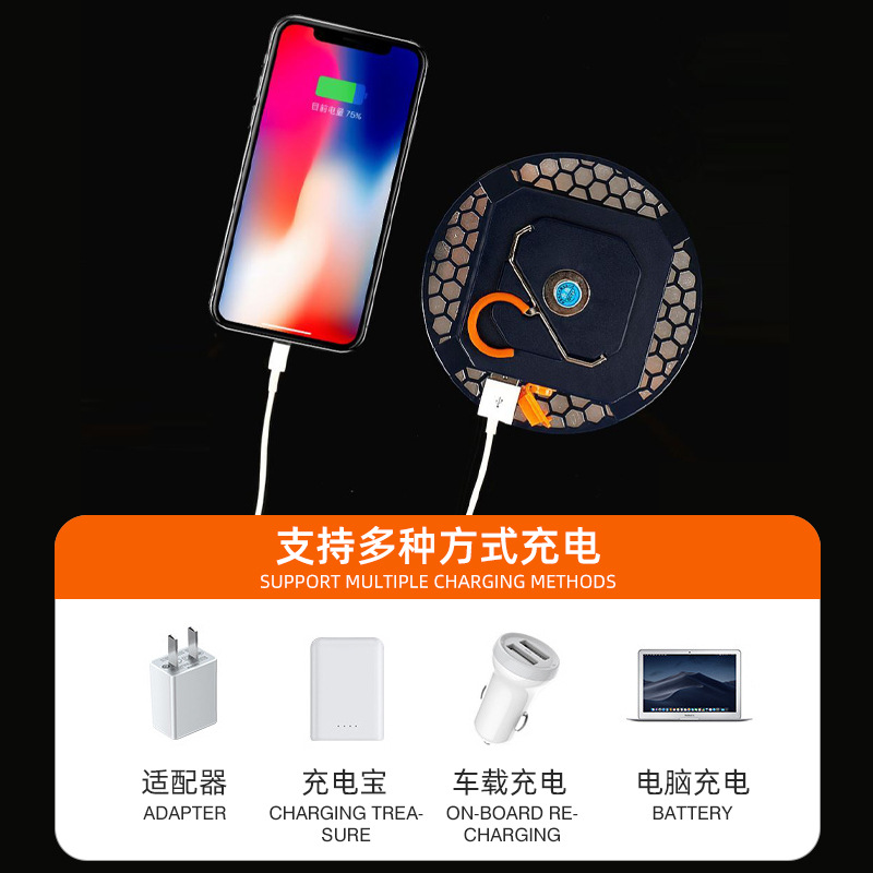 Yanni Foreign Trade Outdoor Camping Light, Ultra-bright emergency sky tent lighting lamp, camp light, ultra-long battery life tent Light F32 Application Scenario