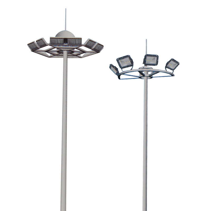 Outdoor high-pole lamps, football field and basketball court lamps, adjustable square lighting lamps, 6-meter, 12-meter and 15-meter led road lamps Item Picture