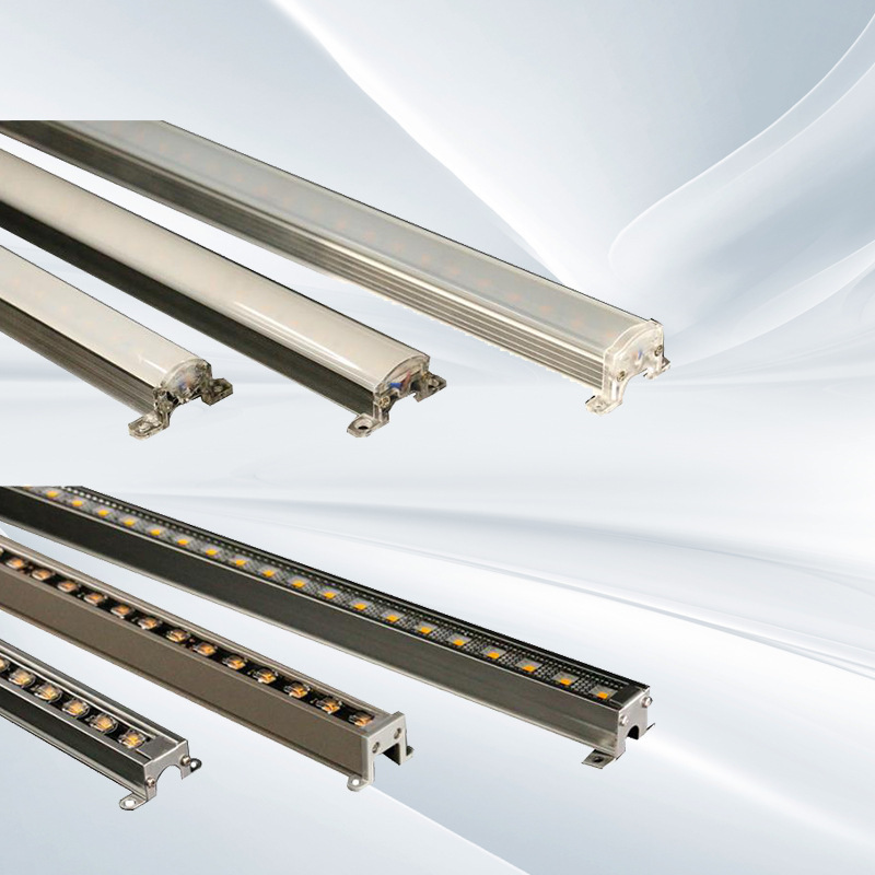 led strip lights, digital tubes, neon running lights, wall-washing outdoor waterproof, single-color seven-color outline lights lighting project Specification drawing