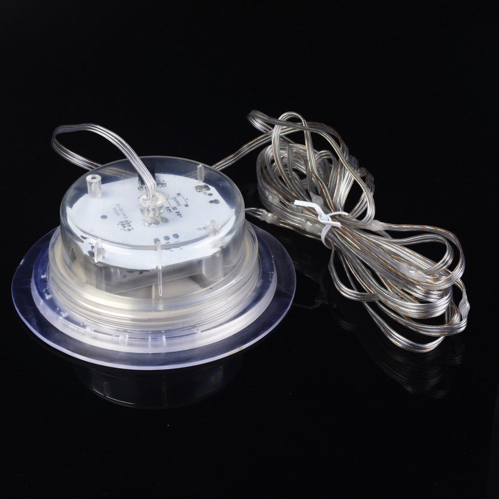Remote control waterproof light string, outdoor seven-color light string, PVC-coated light strip, festival party decorative light, swimming pool sofa light Specification drawing