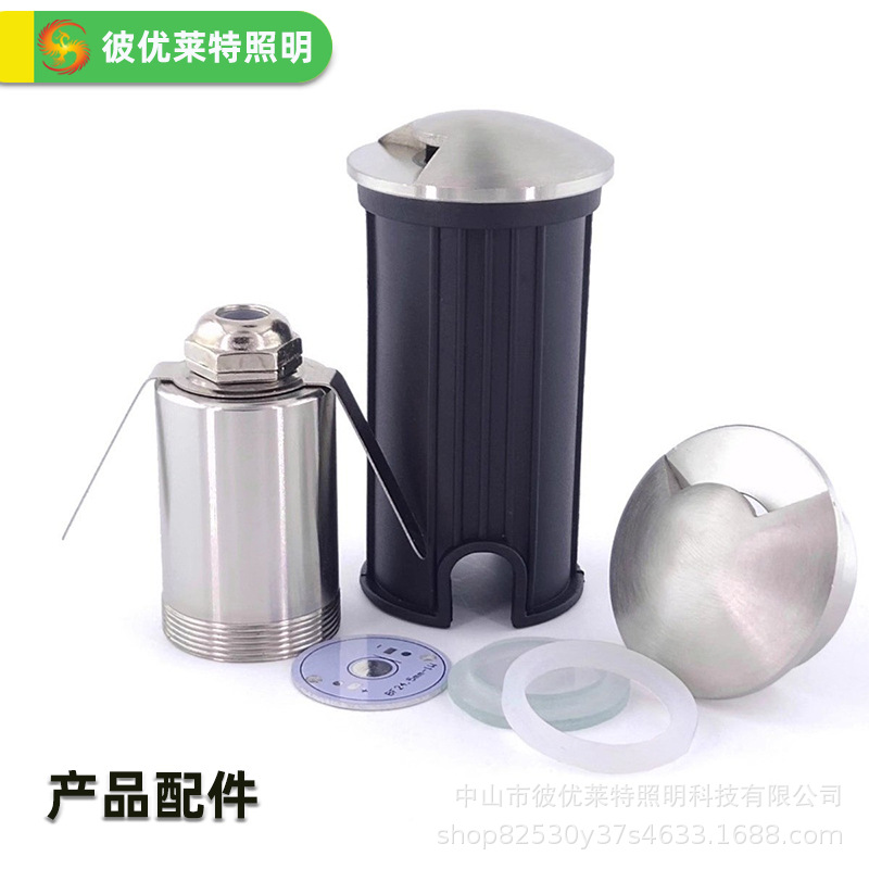 Lexing LED side-emitting ground lamp, corner lamp, 1W recessed floor lamp, outdoor garden lamp, circular small ground lamp Application Scenario