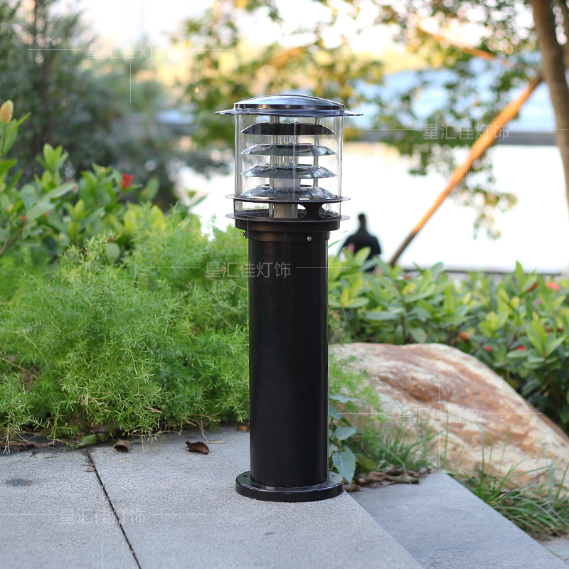 Waterproof outdoor simple and modern garden villa household community lawn floor led ultra-bright outdoor courtyard lamp Specification drawing