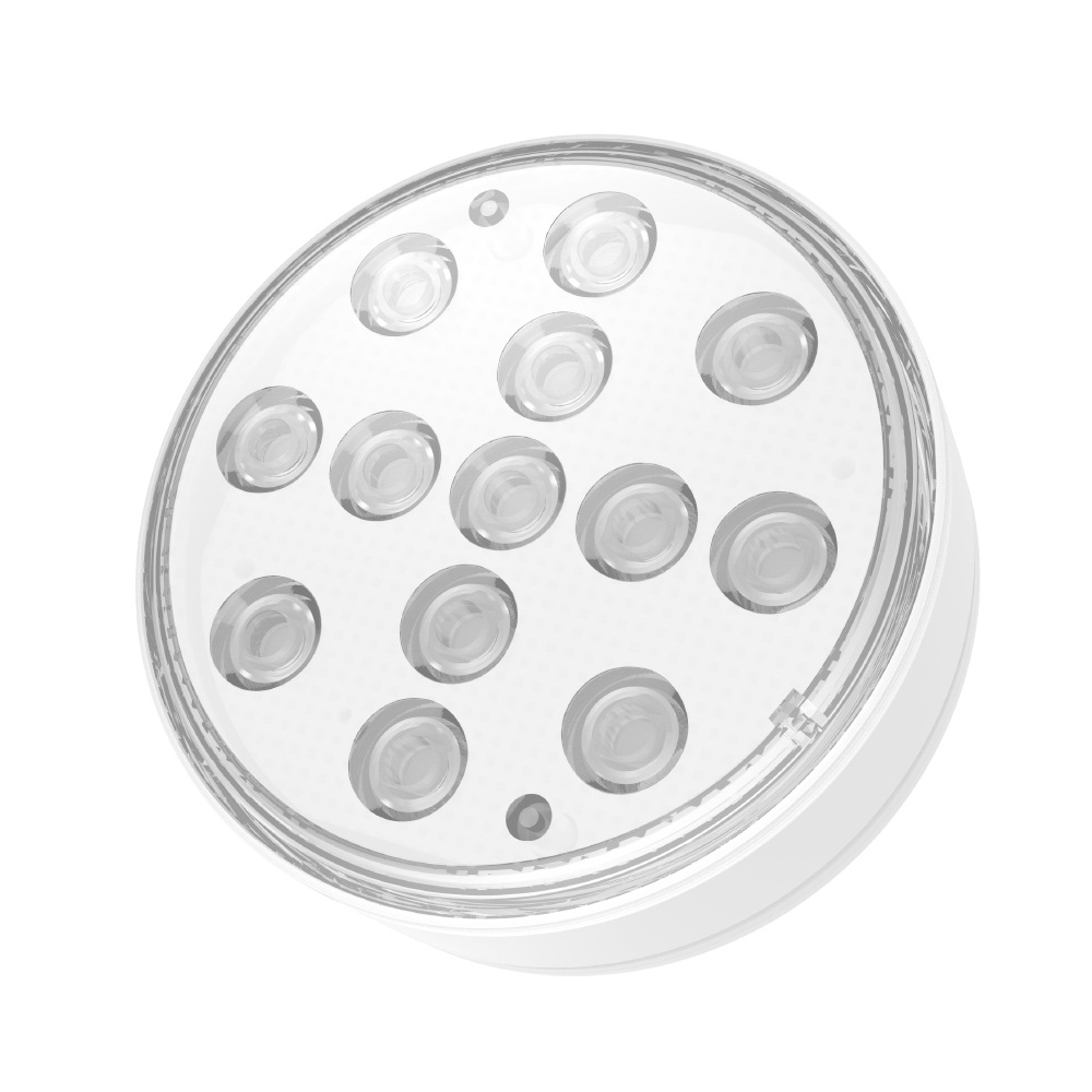 Swimming pool wall light, LED swimming pool light, magnetic charging diving light, 13-bead remote control underwater light, IP68 landscape atmosphere light details Picture