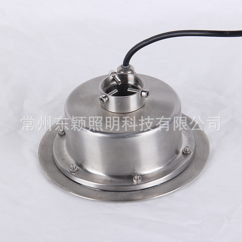 Factory wholesale of spring water feature lights, all-stainless steel LED fountain lights, LED pool lights, and stainless steel underwater lights details Picture