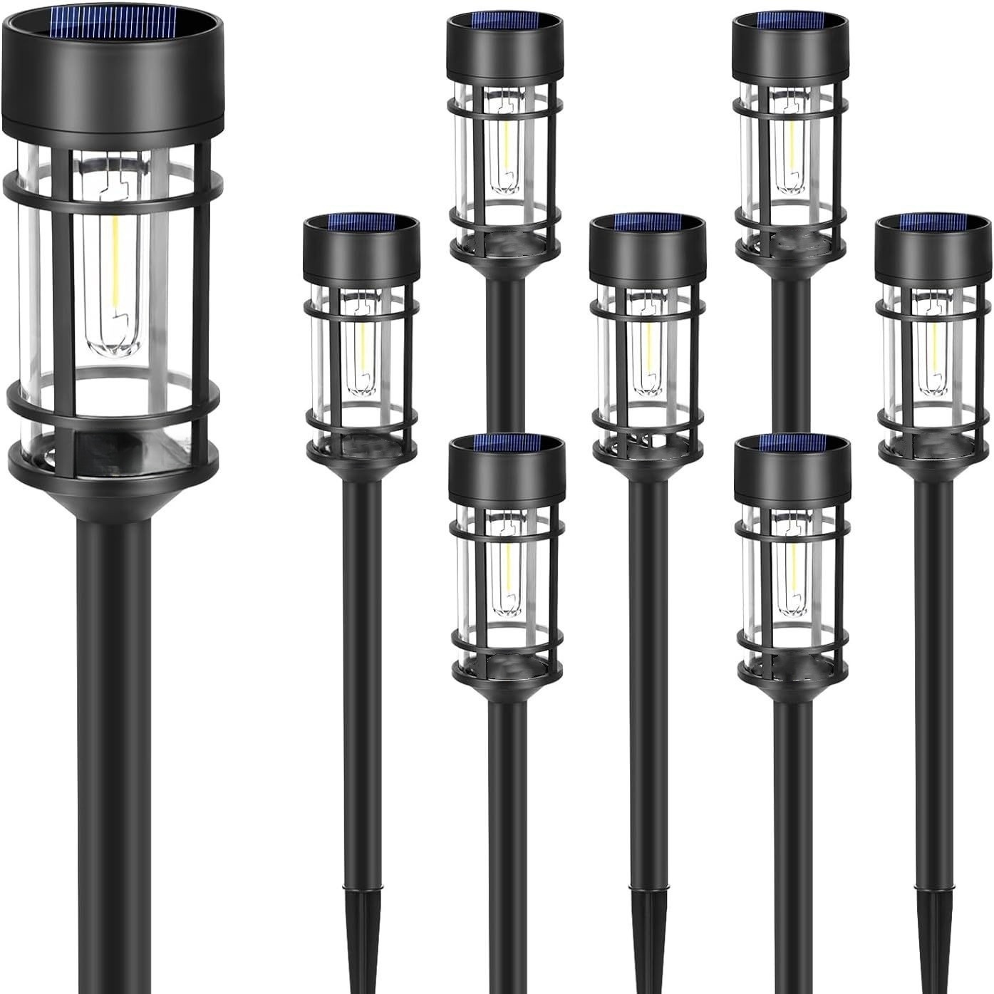 New solar led tungsten filament lamps, outdoor lighting fixtures, night lights, outdoor area lighting lamps and projection lamps Item Picture