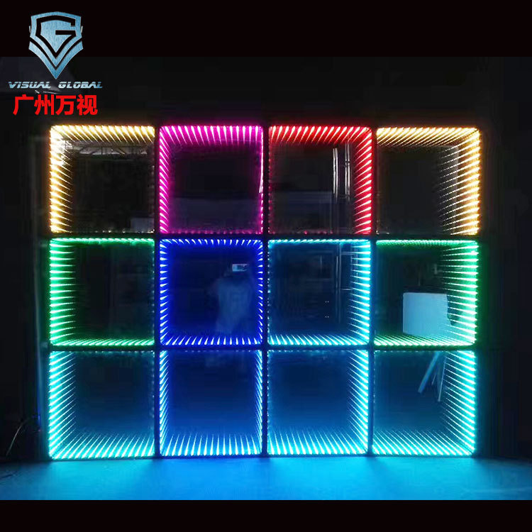 A large supply of factory direct sales, bar lighting, stage floor, abyss floor tile lights, 3D mirror floor tile lights details Picture