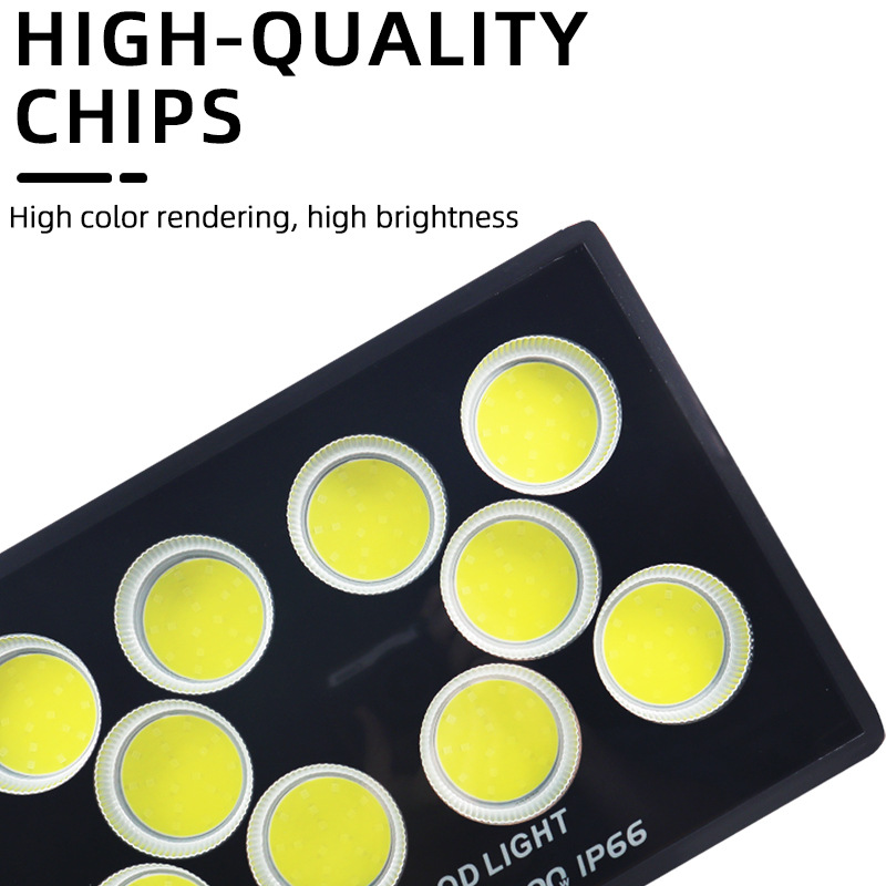 led floodlights, anti-glare, high-power, outdoor lighting for construction sites, outdoor spotlights, football field floodlights Specification drawing