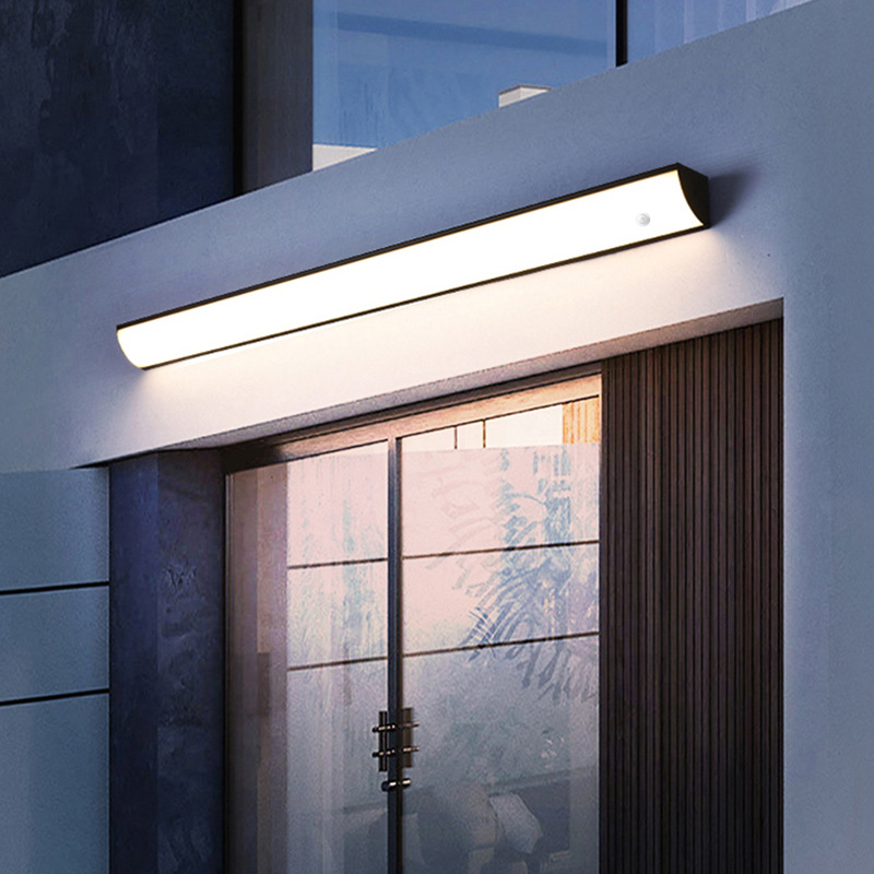 led long strip wall lamps, wall-mounted outdoor sensor lamps, waterproof triangular lamps, outdoor balcony and courtyard lamps, and table lamps Item Picture