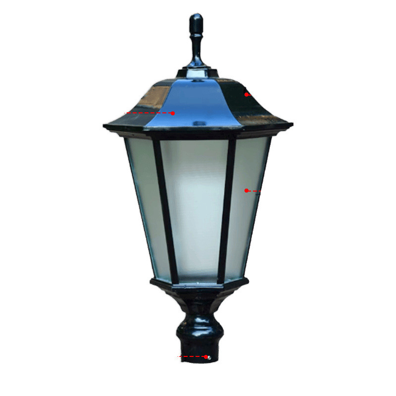 3-meter-high pole led integrated outdoor waterproof landscape garden yard solar lawn lamp manufacturer Item Picture