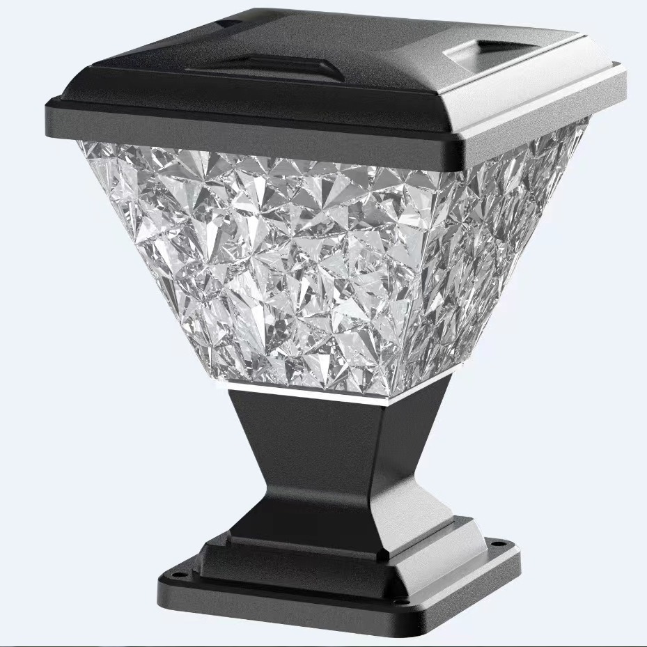 Electrically connected column head lights, door column lights, outdoor garden lights, modern and simple waterproof garden villa gate and fence lights Specification drawing