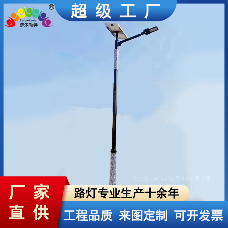 6-meter wind-solar hybrid solar street lamp for rural revitalization integrated solar street lamp manufacturer wholesale and customization Application Scenario
