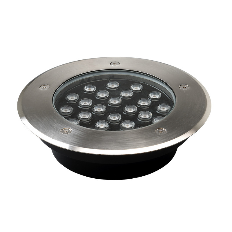 Ultra-thin ground lights, led outdoor waterproof embedded ground lights, ground lights, garden lights, lawn lights, exterior wall lights, spotlights Item Picture