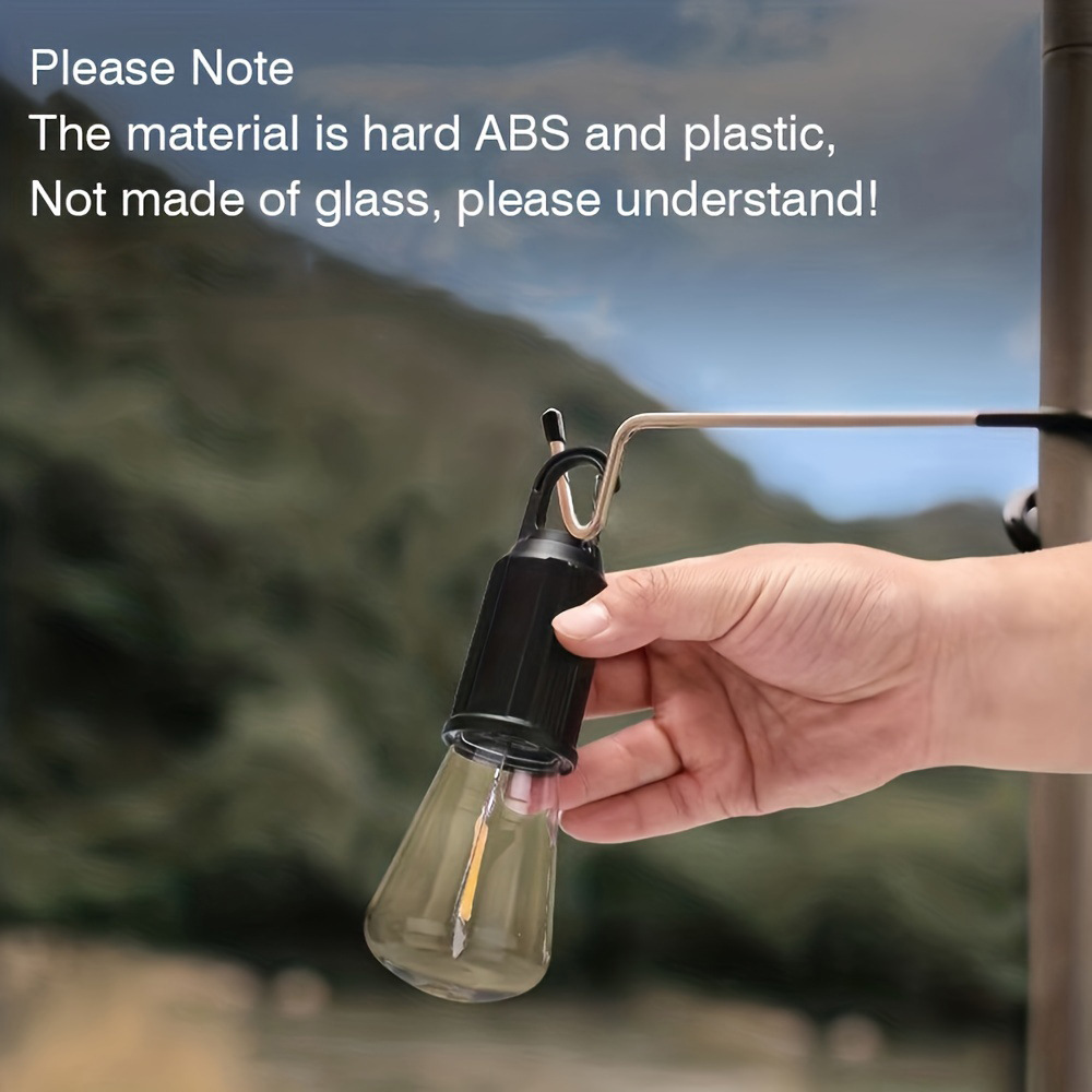 Solar mosquito repellent lamp, tungsten filament lamp, camping lamp, hook, outdoor warm light tent lamp, bulb lamp, retro atmosphere lamp Application Scenario