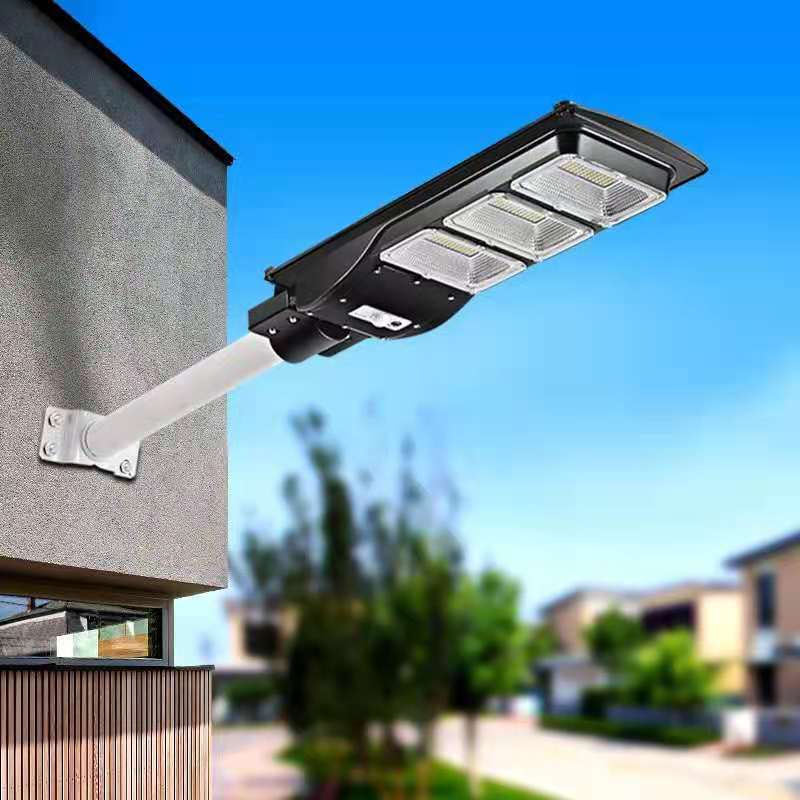 Cross-border solar integrated street lamps, led human body sensor lamps, new rural welfare courtyard lamps, solar street lamps Specification drawing