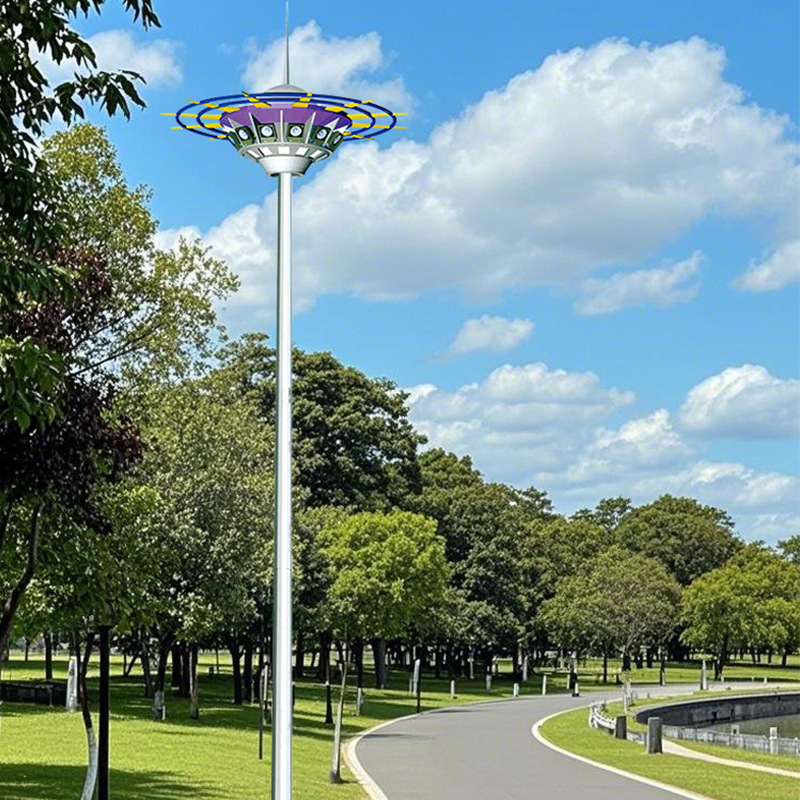 20-meter, 25-meter, 30-meter telescopic high-pole lamps for outdoor basketball and football fields, ultra-bright high-power road high-pole lamps Specification drawing