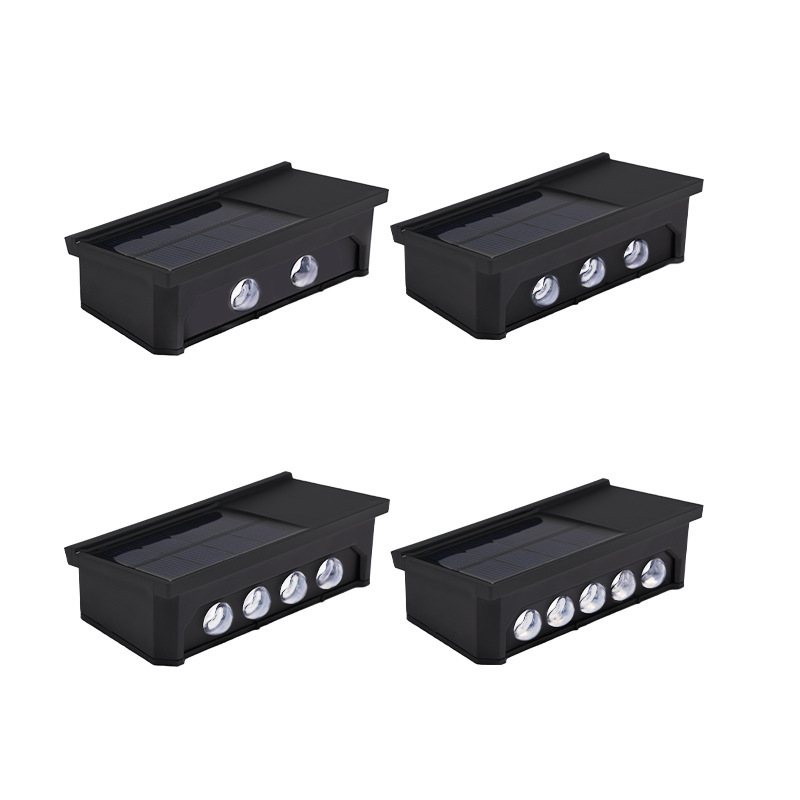 Solar wall lamps, outdoor garden lamps, household waterproof landscape lamps, villa garden wall-washing lamps, outdoor fence wall lamps Item Picture