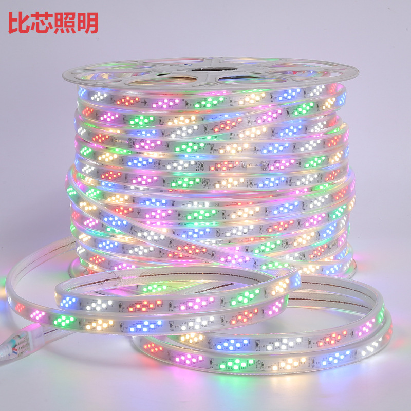 High-brightness six-color running horse and flowing water light strips, outdoor 2835led, popular check-in spots, Bridges, buildings, KTV bars details Picture