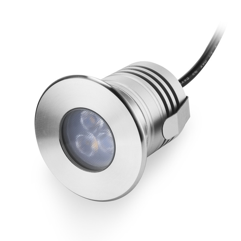 Factory direct sales of stainless steel underwater lights, waterproof IP68, certified, dimmable, three-bead underwater landscape swimming pool lights Item Picture