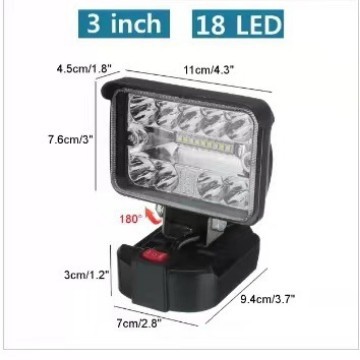 Outdoor camping LED floodlight, desktop portable handheld high-brightness lighting details Picture